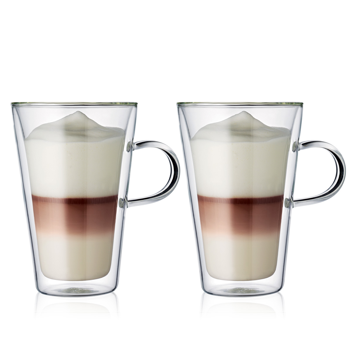 Bodum Bistro 2 Pcs Espresso Cup Set, Double Wall, 0.15 L, 5 oz Transparent