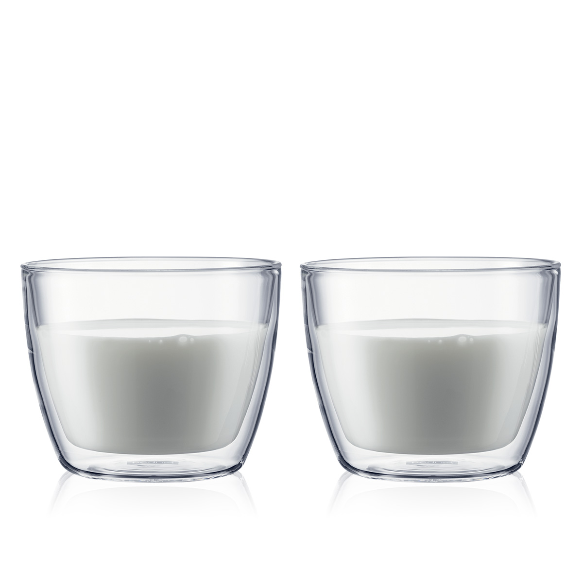 Bodum BISTRO: Set van 2 dubbelwandige glazen, groot, 0.45 l | Transparant