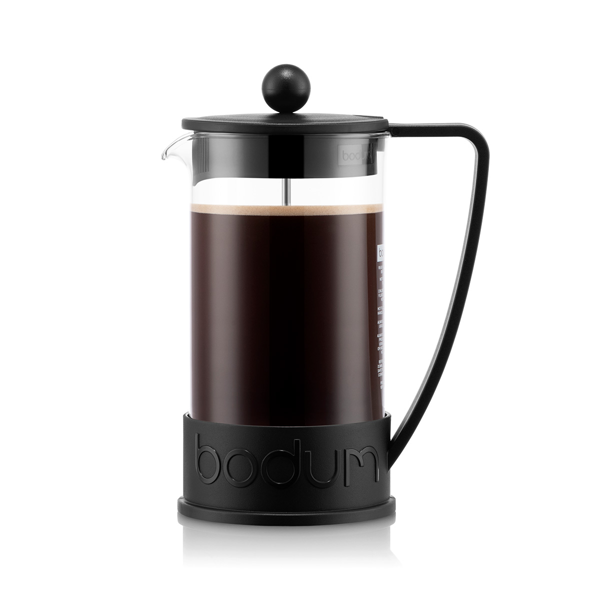 Photos - Kettle / Teapot BODUM BRAZIL French Press coffee maker, 8 cup, 1.0 l, 34 oz Black 