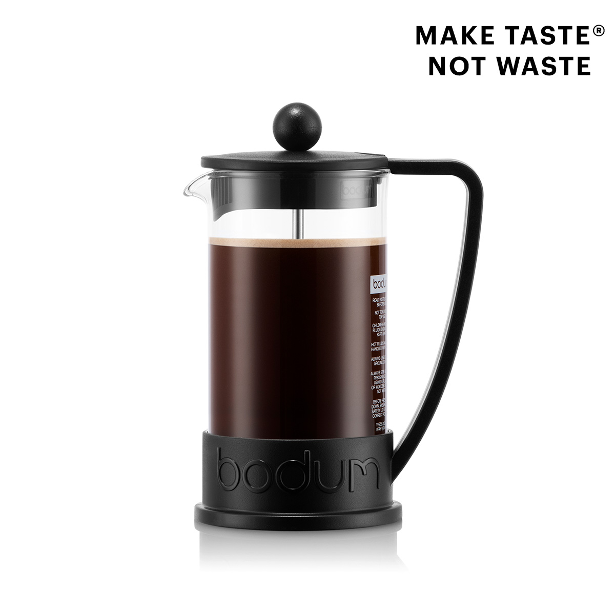 Photos - Kettle / Teapot BODUM BRAZIL French Press coffee maker, 3 cup, 0.35 l, 12 oz Black 