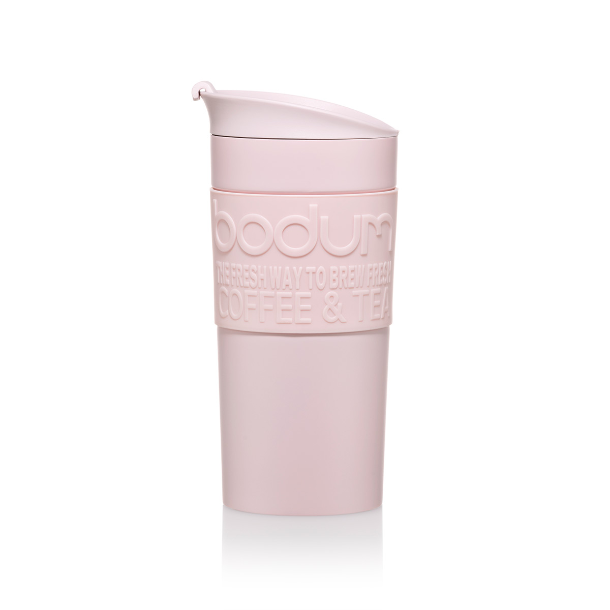 Bodum TRAVEL MUG: Exklusiv online (begrenzt lieferbar) - Travel Mug, Doppelwandig, Edelstahl, 0.35 l | Strawberry