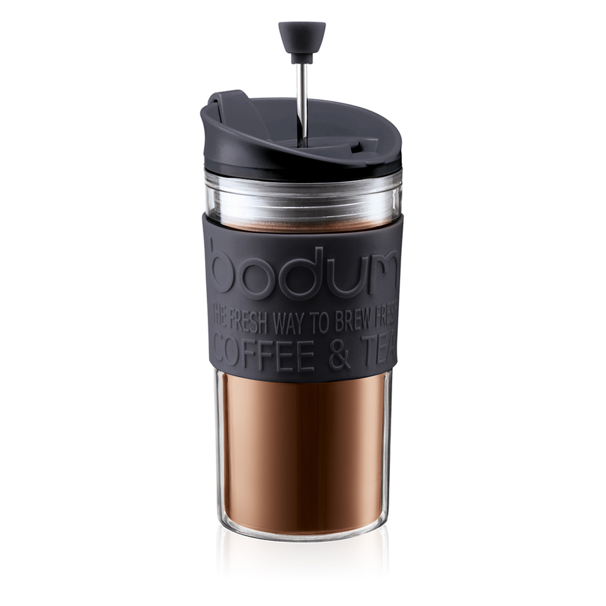 Bodum TRAVEL PRESS: Kaffeebereiter, 0.35 l | Schwarz