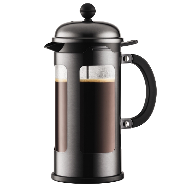 Bodum CHAMBORD®: Kaffeebereiter, 8 Tassen, 1.0 l | Anthrazit