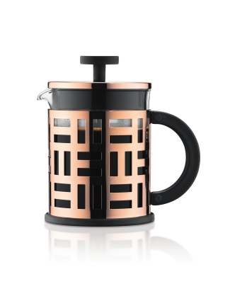 Bodum EILEEN: Kaffeebereiter, 4 Tassen, 0.5 l, Edelstahl | Kupfer