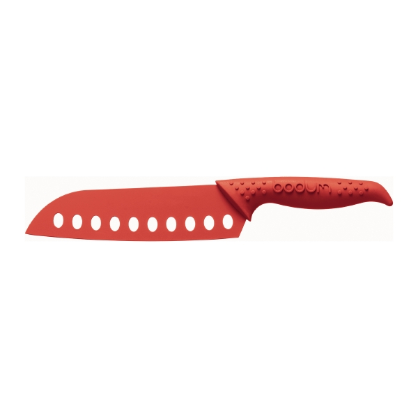 Bodum BISTRO: Couteau Santoku, 17 cm, en inox | Rouge