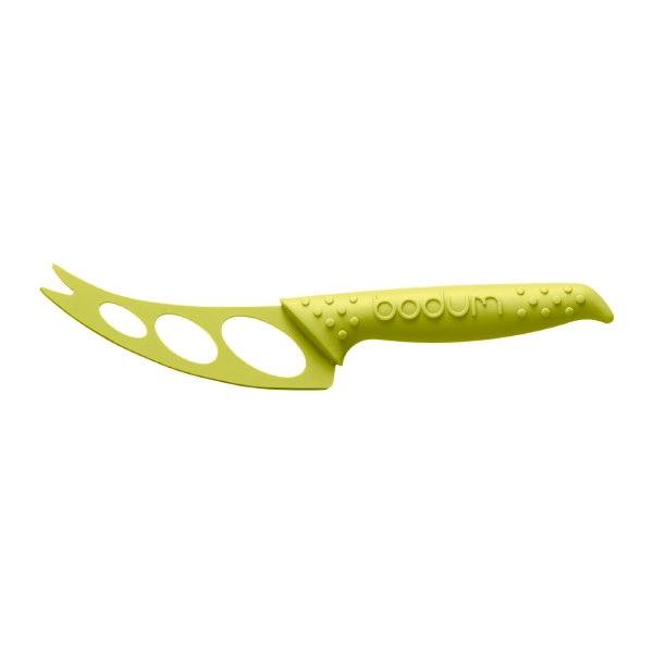 Bodum BISTRO: Cuchillo para queso duro, 10 cm, acero inox | Verde lima