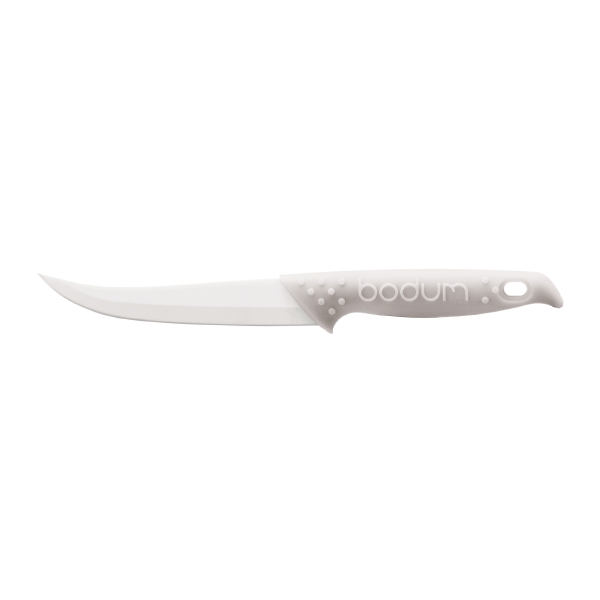 Bodum BISTRO: Coltello da pomodoro, 12 cm, ceramica | Bianco crema