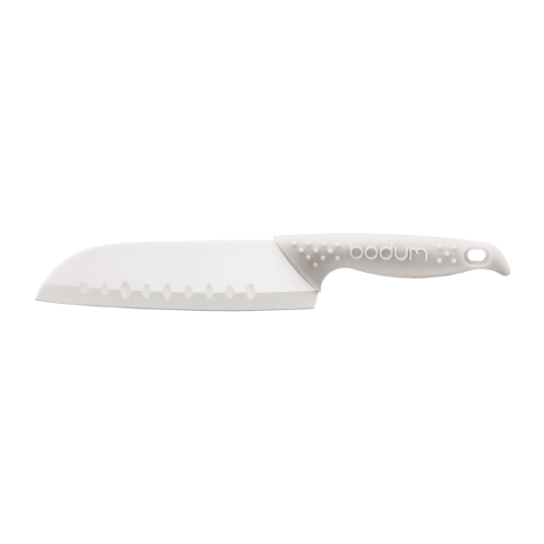 Bodum BISTRO: Coltello Santoku, 17 cm, ceramica | Bianco crema