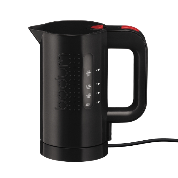 Bodum BISTRO: Fervedor de água eléctrico, 0.5 l | Preto