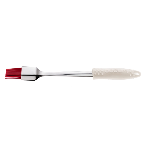 Bodum FYRKAT: Pinceau pour barbecue, acier inoxydable | Blanc crème