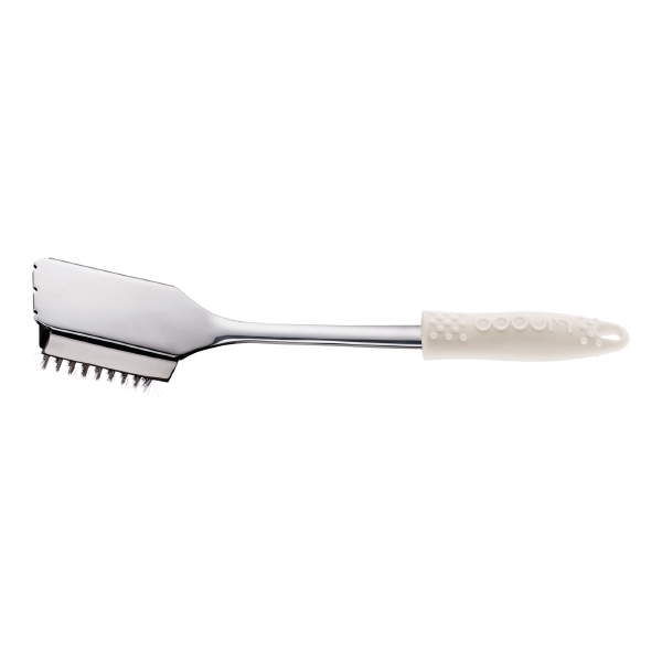 Bodum FYRKAT: Brosse pour barbecue, acier inpxydable | Blanc crème