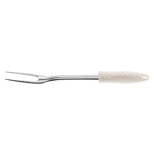 Bodum FYRKAT: Fourchette pour barbecue, acier inoxydable | Blanc crème