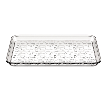 Bodum BISTRO: Serviertablett, Kunststoff, 21 x 27 cm | Transparent