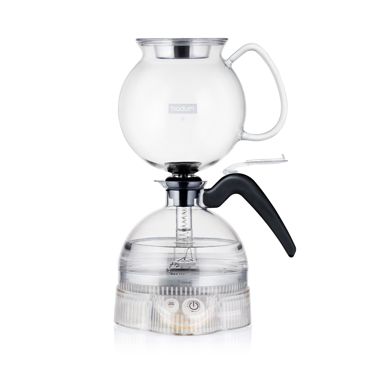 Bodum ePEBO: Vacuum coffee maker, 8 cup, 1.0 l | Black