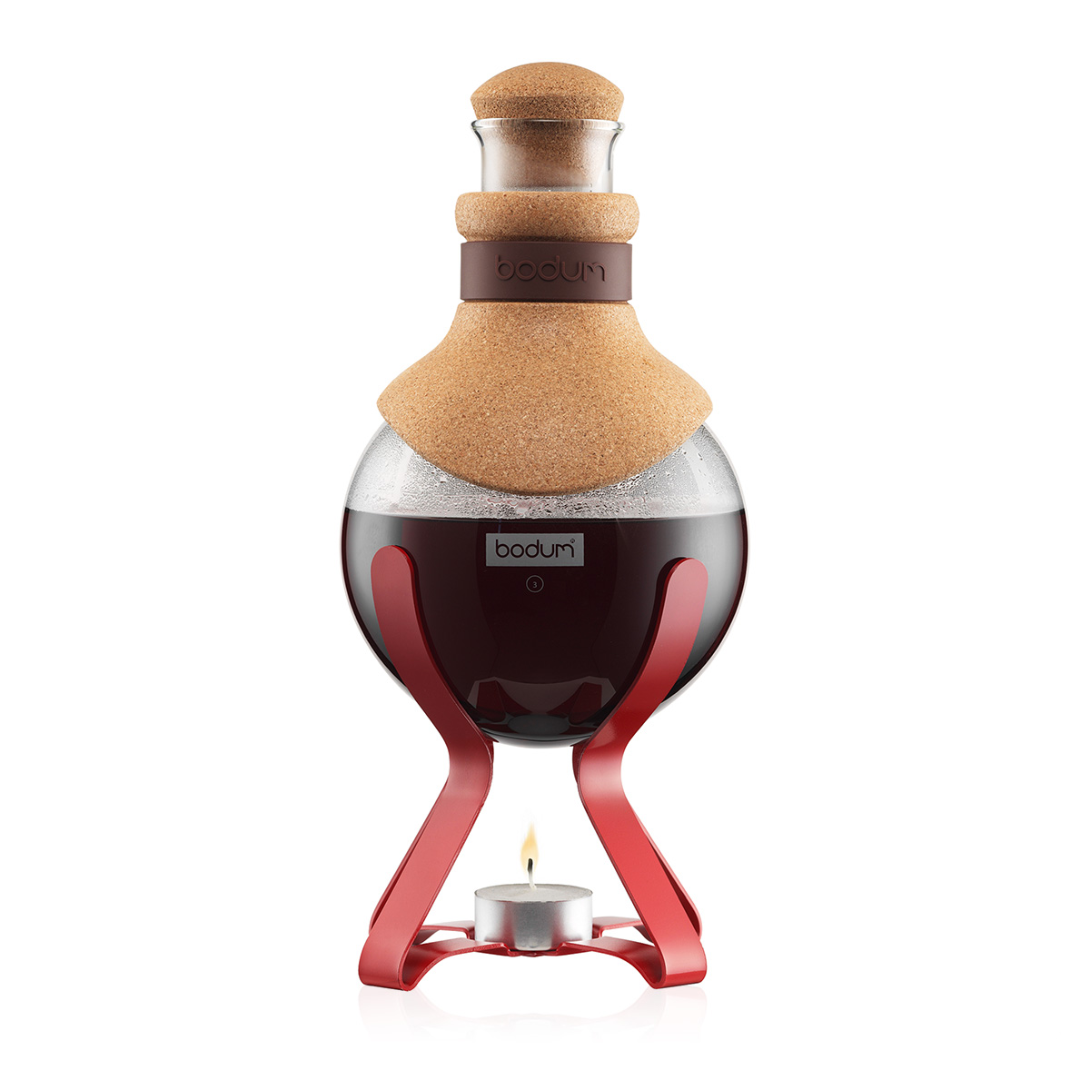 Bodum MELIOR®: Decantador de Glogg, 1.0 l, com rechaud | Cortiça