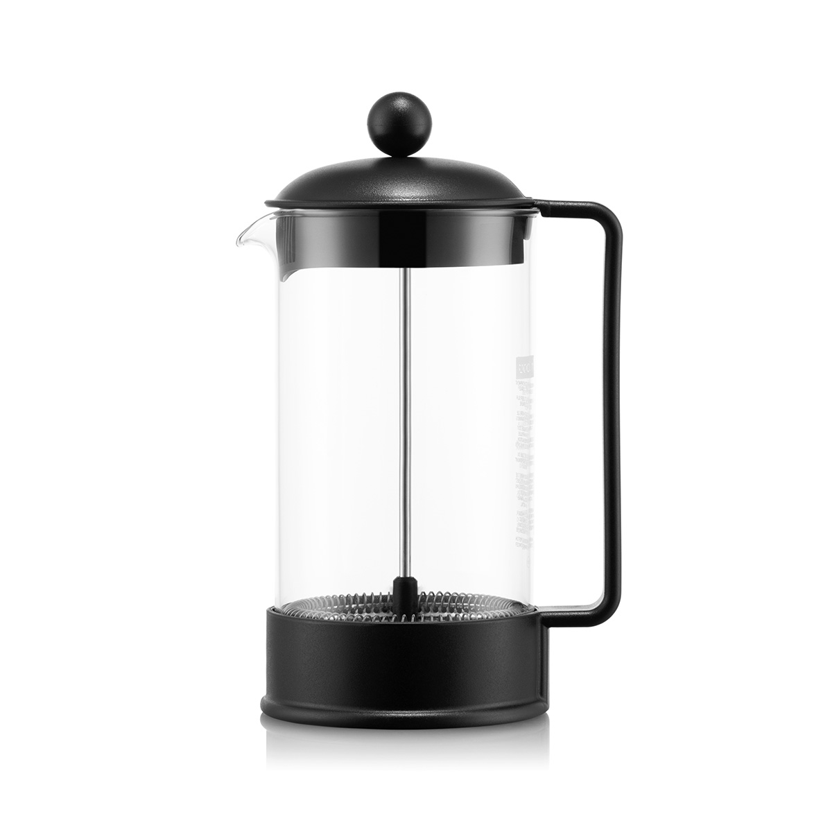 NK HOME French Press Coffee Maker, Glass, 8 Cup, 1.0L, 34 oz