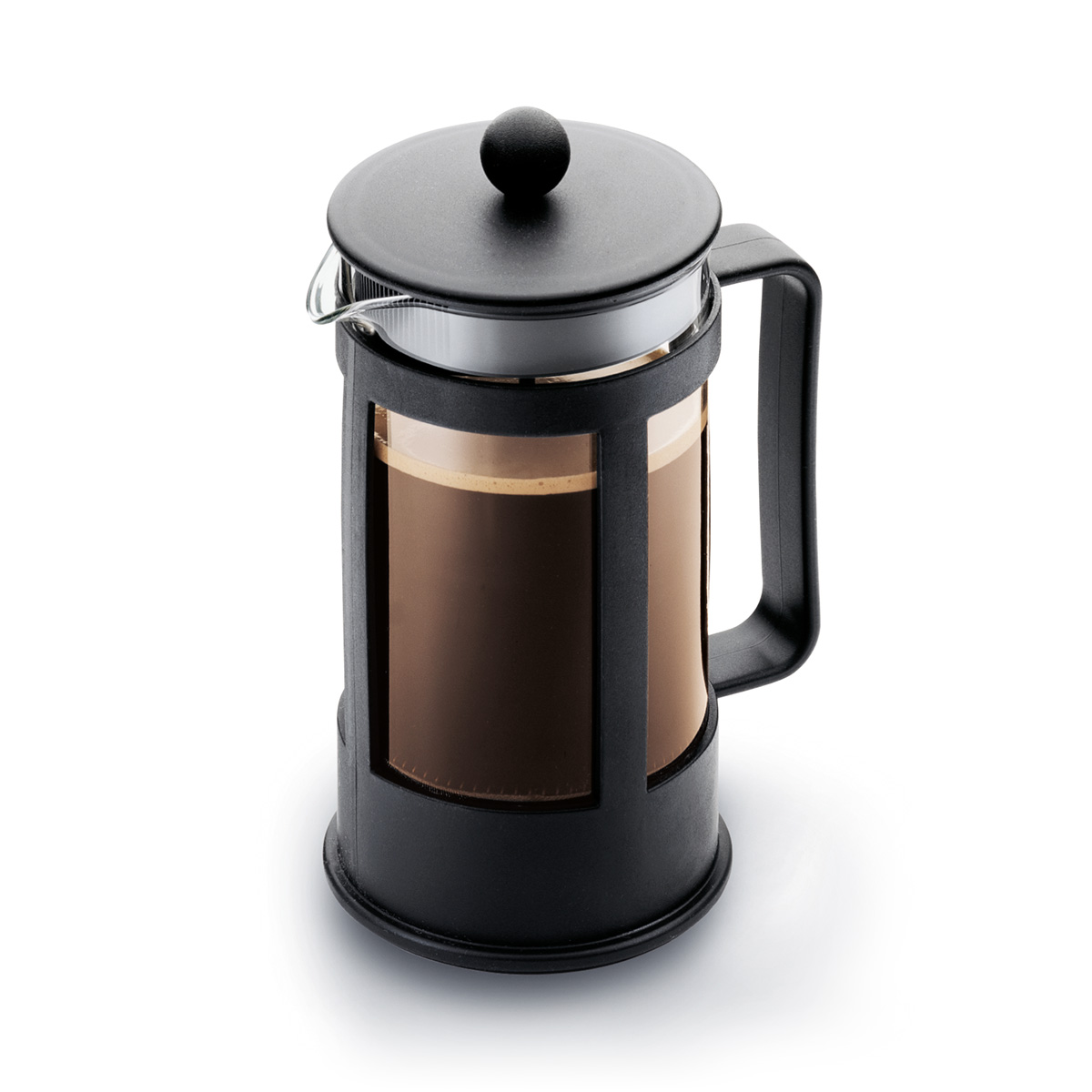 Bodum KENYA: Cafetière, 8 kops, 1.0 l | Zwart