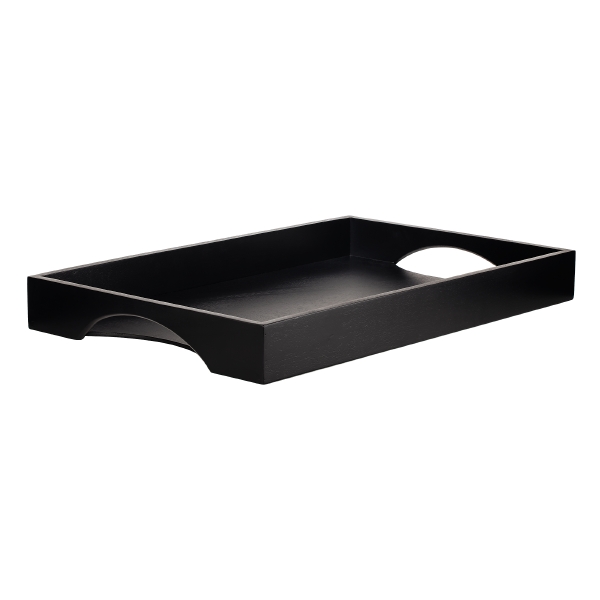Bodum PIAZZA: Serviertablett, groß, 55 x 35 x 6 cm | Schwarz
