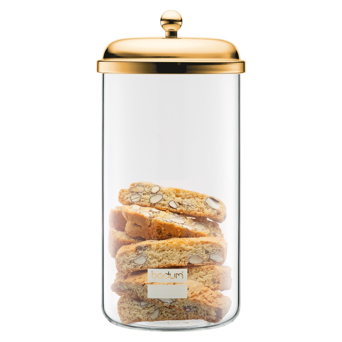 Bodum CLASSIC: Bocal verre 2.0 l, couvercle métallique | Or