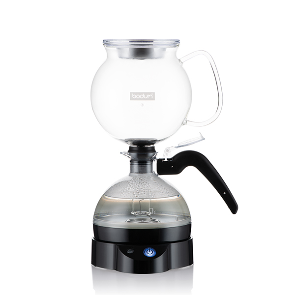 Bodum ePEBO: Elektrische vacuüm koffiezetter, 4 kops, 0.5 l | Zwart