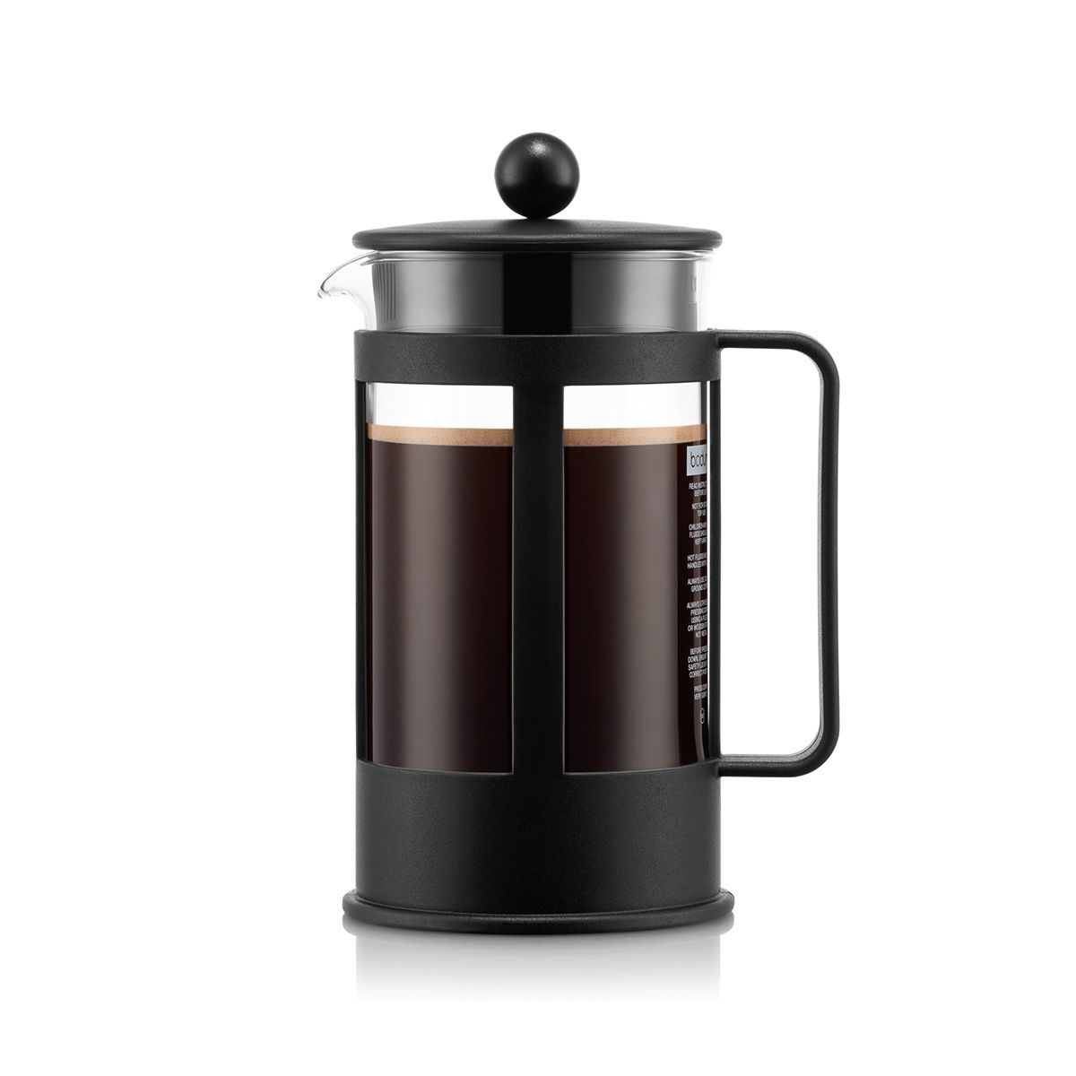 BODUM® - Cafetière à piston KENYA 1,0 L - Noir