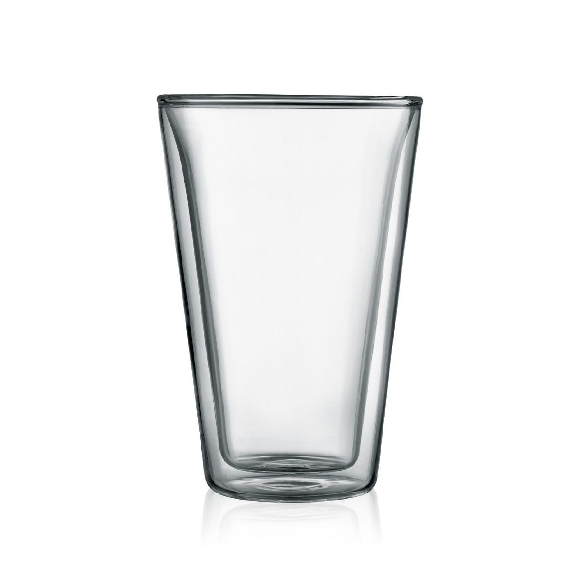 Bodum Canteen 6 Pcs Glass, Double Wall, Medium, 0.2 L, 6 oz Transparent