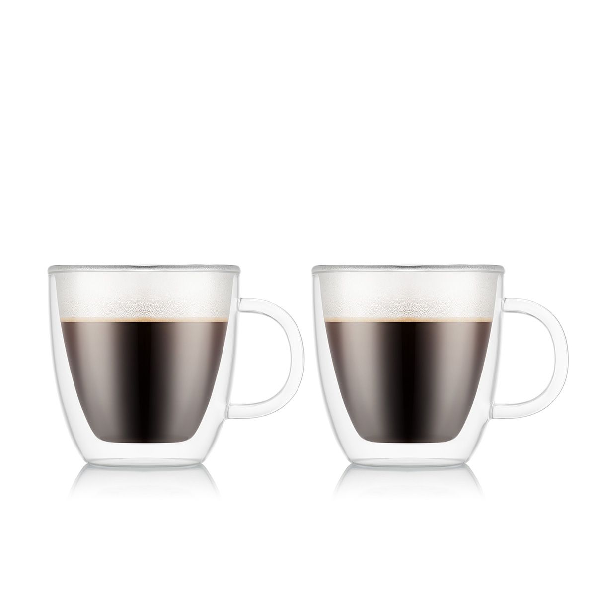 bodum 2 tasses à café double paroi 10cl noir 12059-259