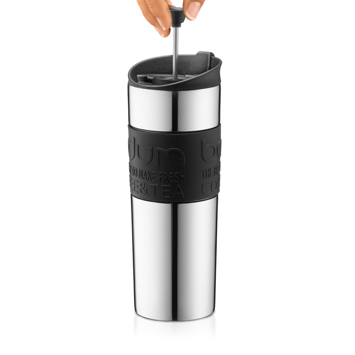 Bodum Single Cup French Press Coffee Maker #157 Black 6.5