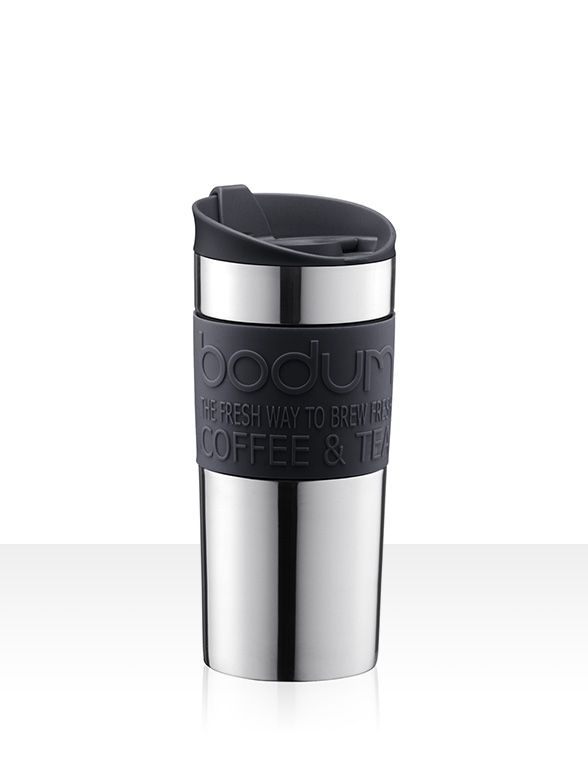 Black 0.35 L Bodum Vacuum Travel Mug Small 