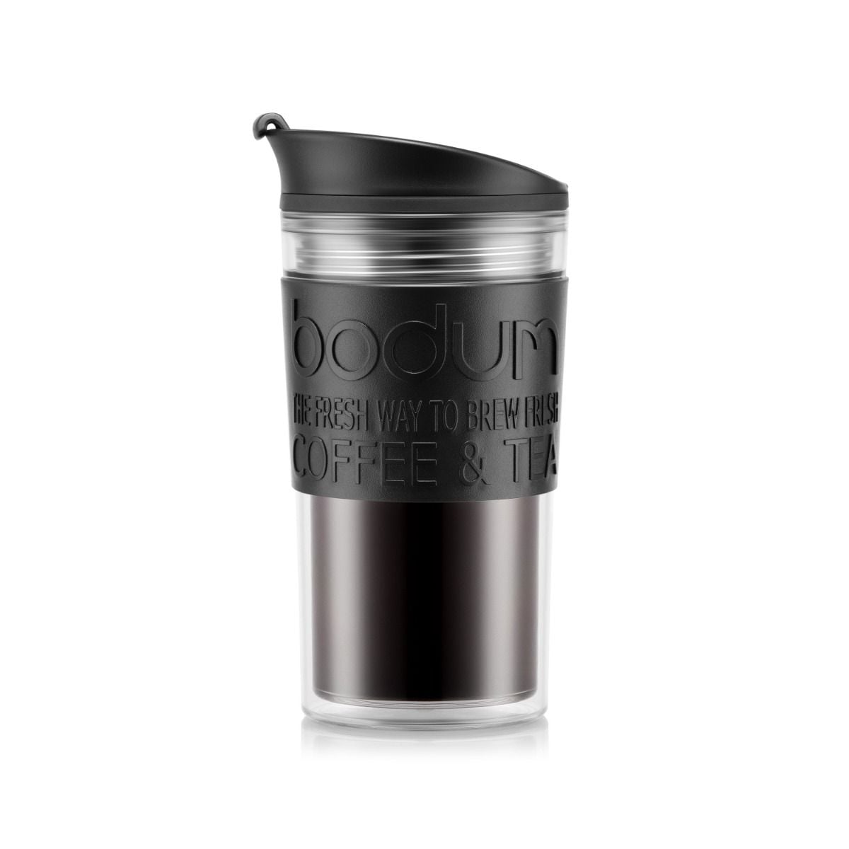 Tasse et Mugs Bodum Mug à piston en inox double paroi Travel Press 0,35 Tasse et Mugs Bodum Mug à piston en inox double paroi Travel Press 0,35