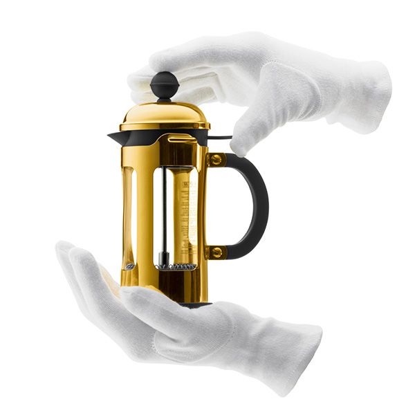 BODUM 1932-17 Chambord Coffee Maker, 12 Cup, 1.5 Litre, Gold