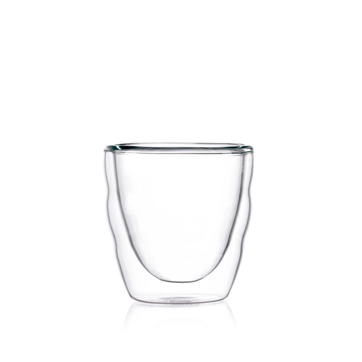 Bodum Clear Borosilicate Glass Contemporary Mug 5 in. D 2 pk - Ace
