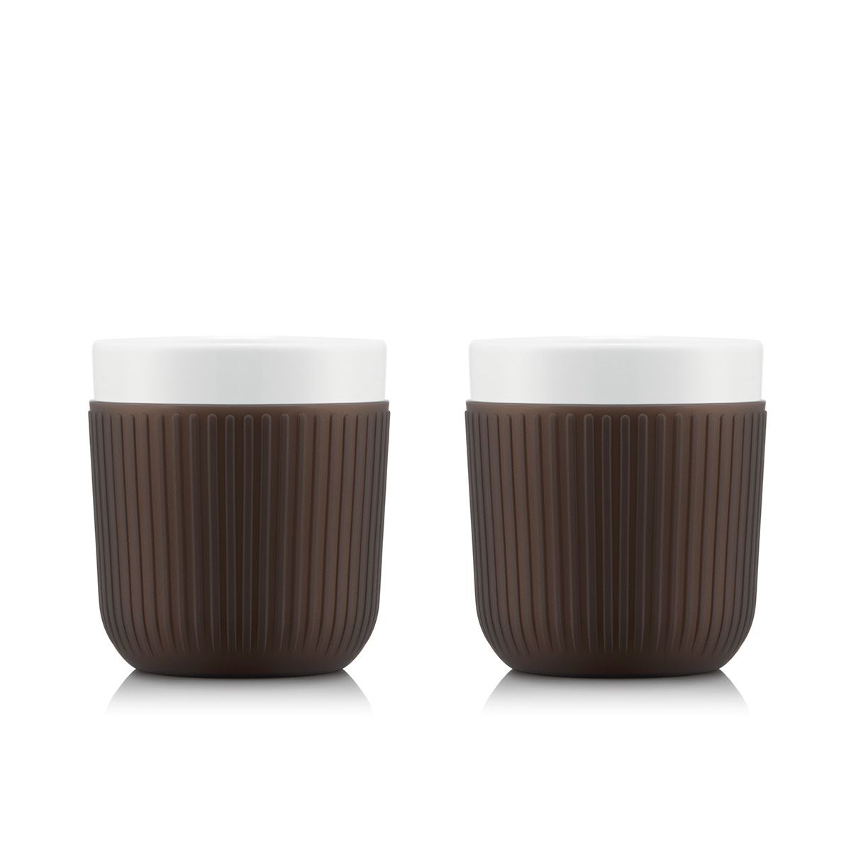 DUOS® Tazas de Cafe (2x 410ml Jumbo) - Vaso doble pared, Taza te, Taza  doble pared
