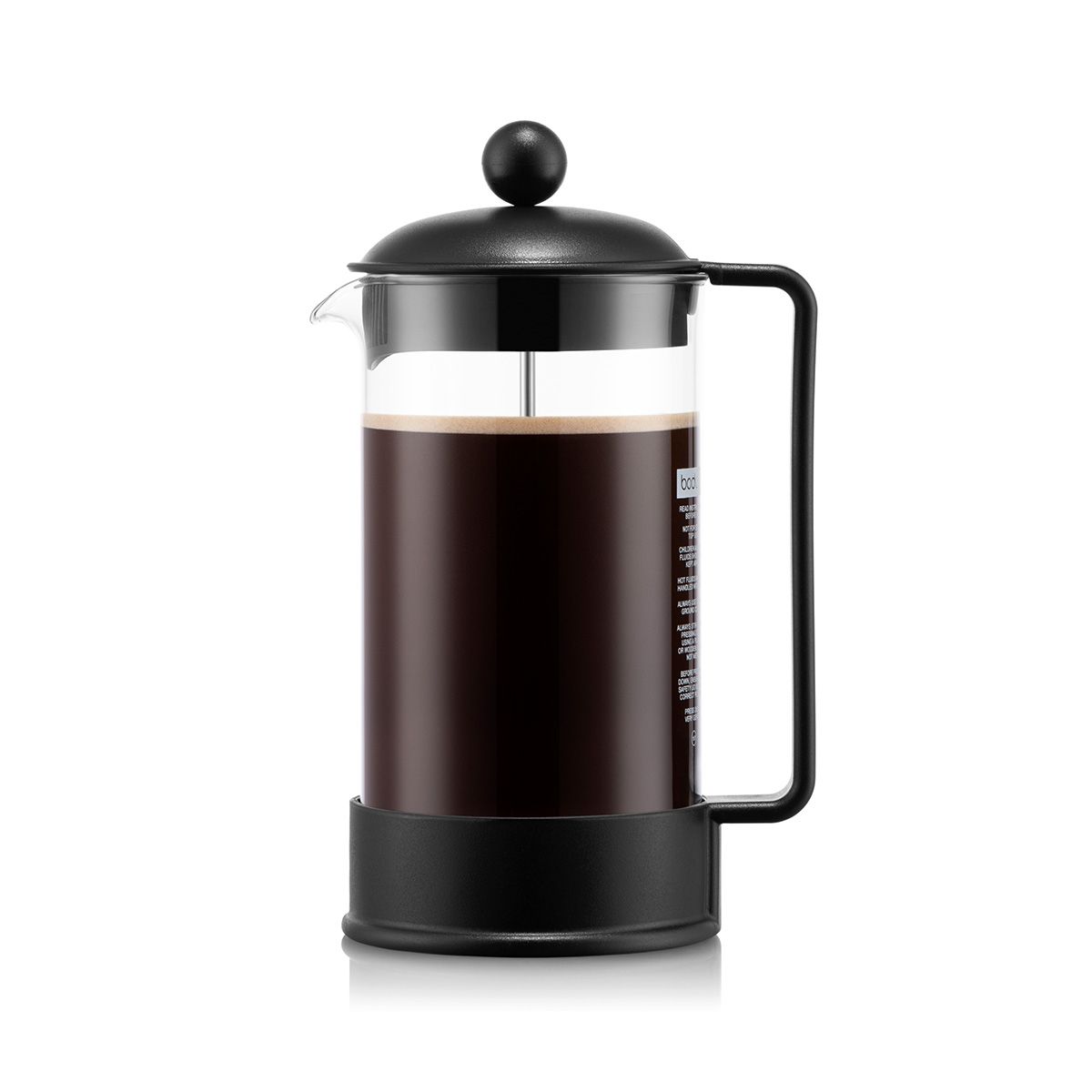 Bodum Brazil 8 Cup / 34oz French Press Coffee Maker - Black : Target