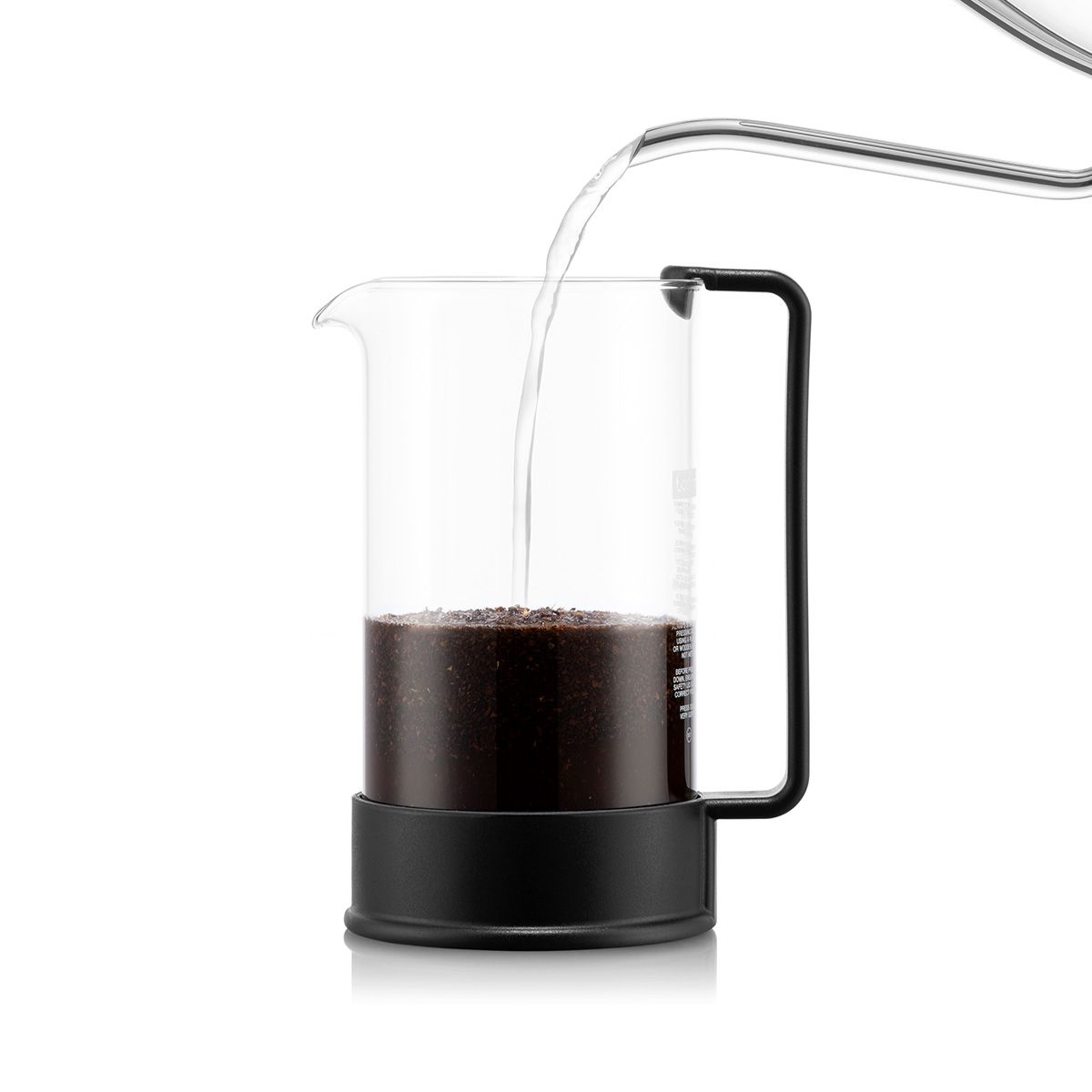 Bodum Brazil French Press Kaffeemaschine 1 Liter/8 Tassen cremeweiß 