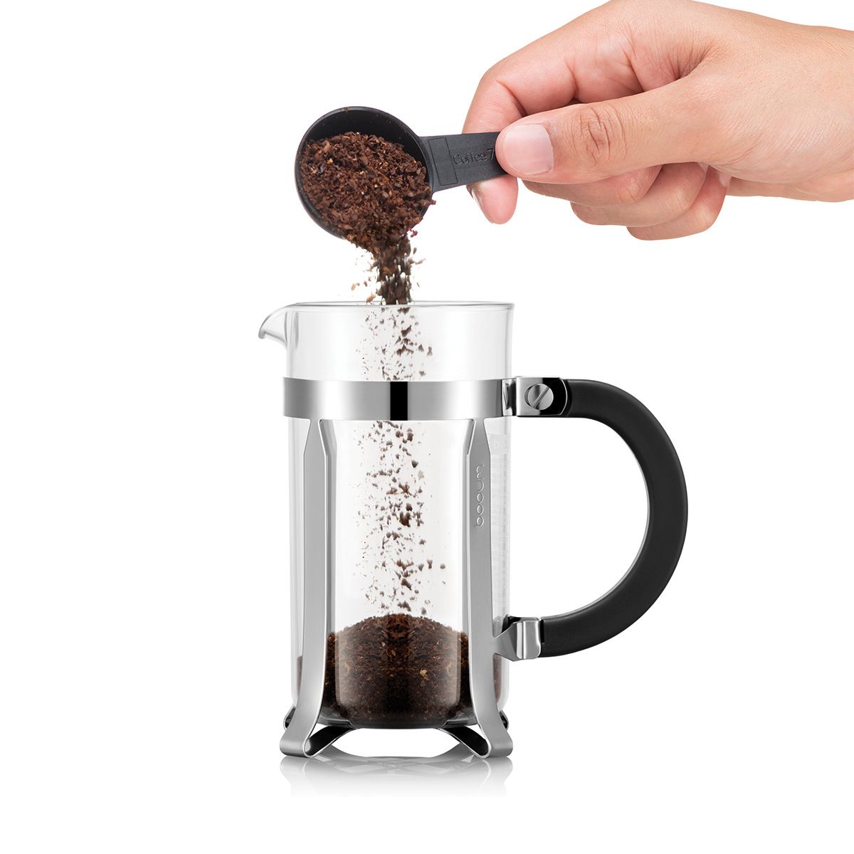 Paris Press Coffee Grinder and a French Press 2-in-1, 6 in.