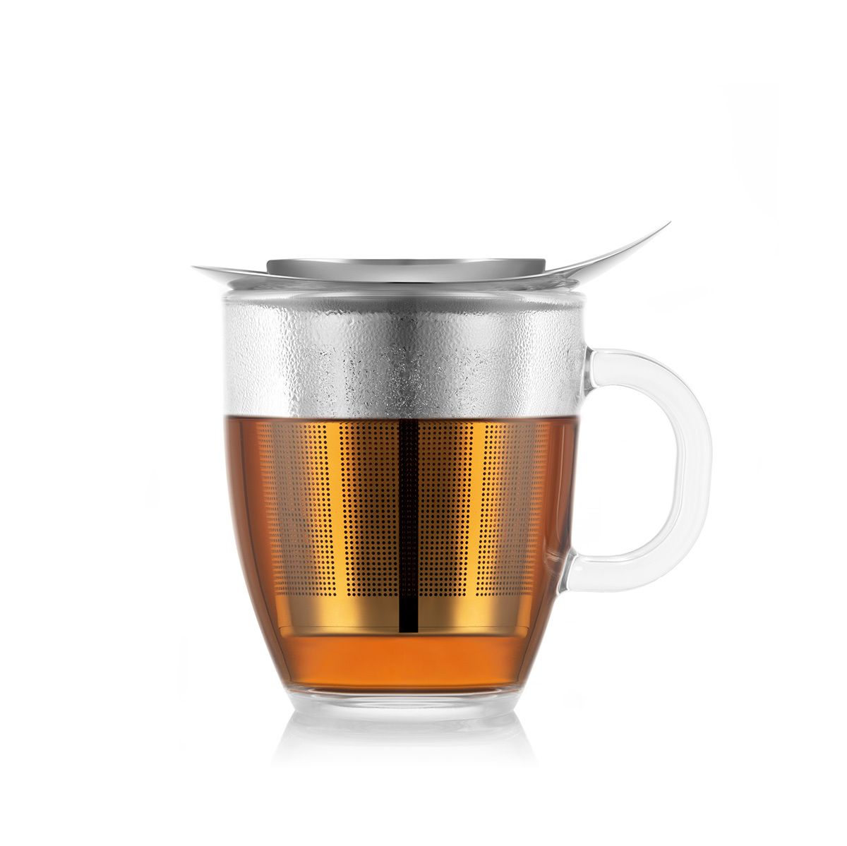 Bodum Tea For One Tea Glass With Filter Double Walled, Female