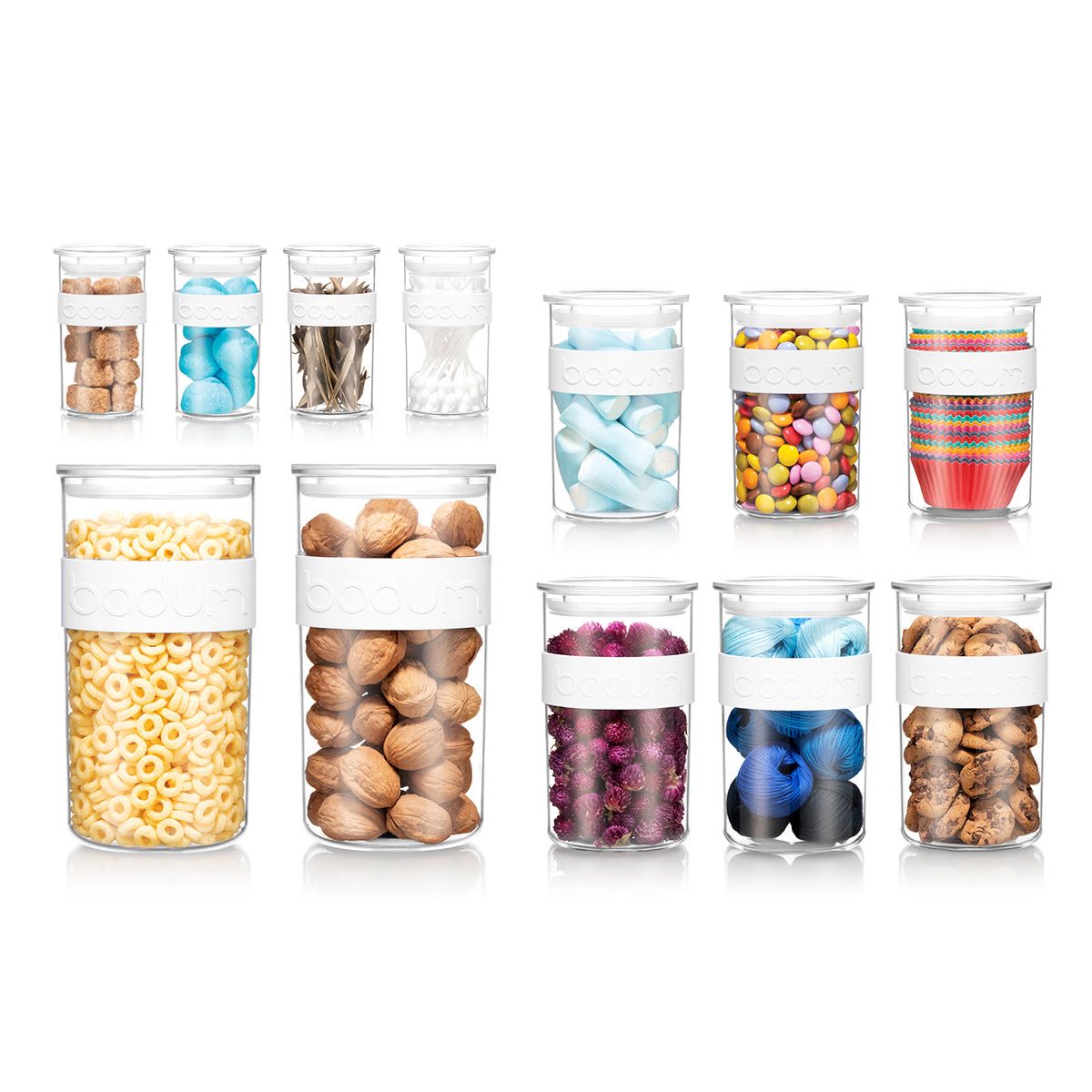 12-Pack Bodum PRESSO Food Storage Jar Sets