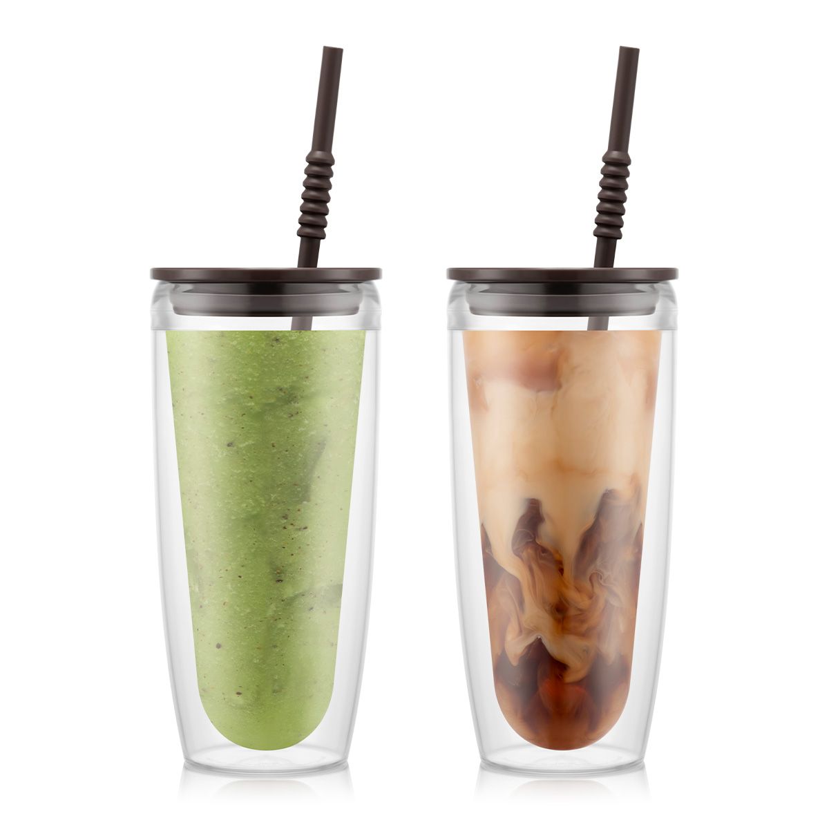 Bodum KVADRANT 4 Pcs, Juice Glass, 0.2 L, 6 oz Transparent