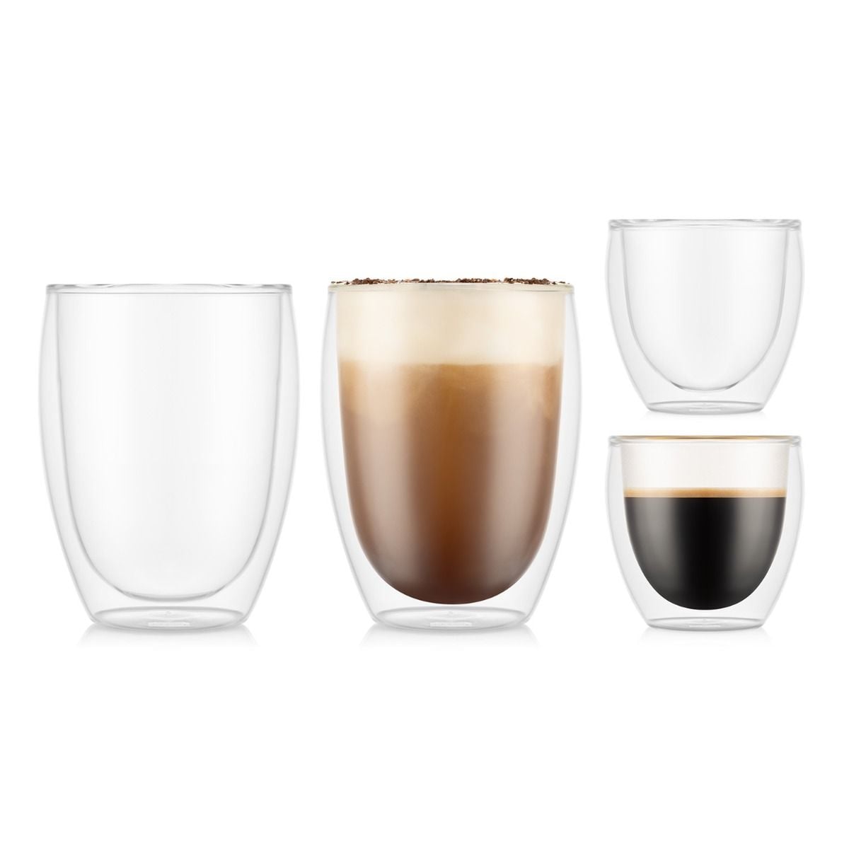 BODUM® Double Wall Glasses Set: pcs pcs BODUM