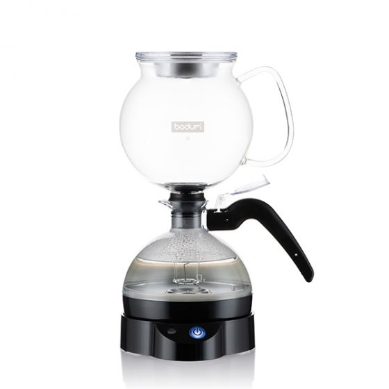 KLARSTEIN Syphon Vacuum Electric Coffee Maker w/ Auto & Manual Mode, Black