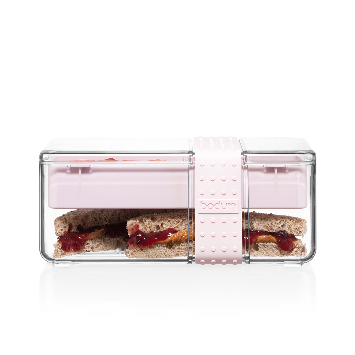 Bodum BISTRO: Lunch box with cutlery | Strawberry